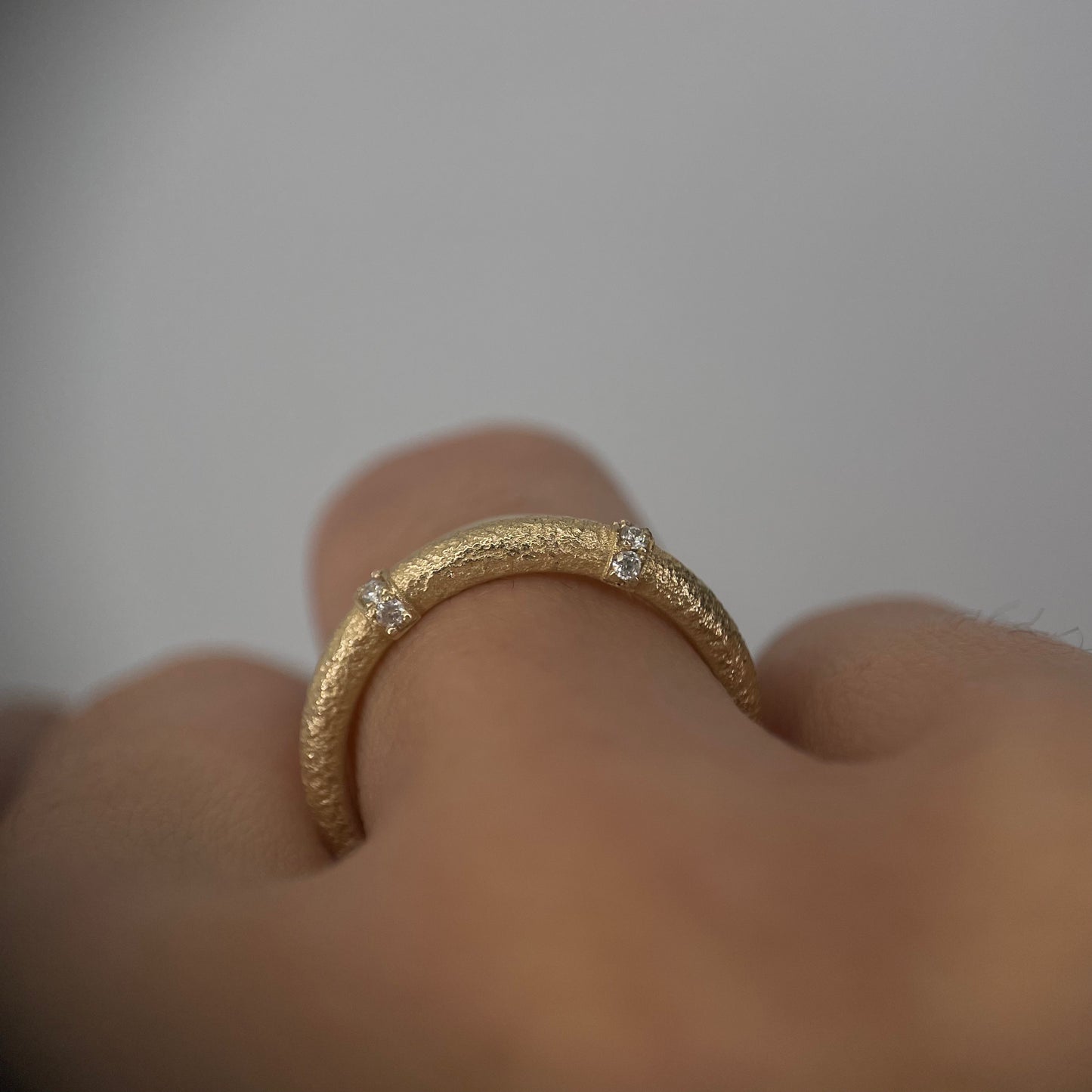 Textured Doublet Ring