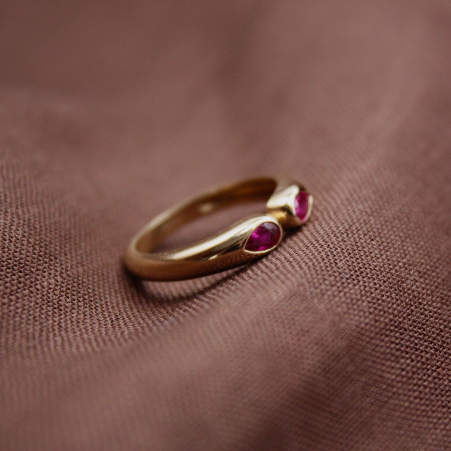 Double Pear Ring