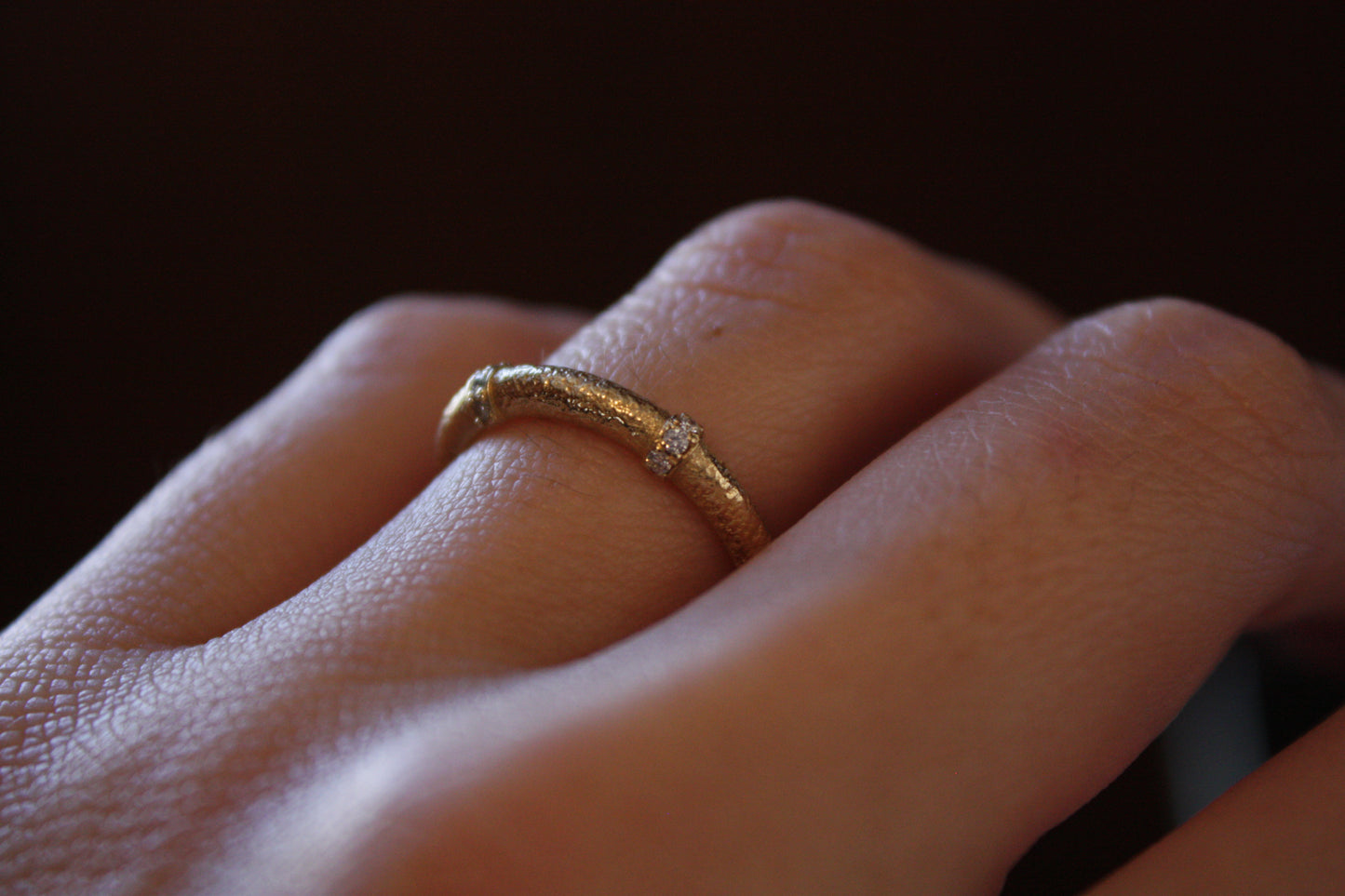 Textured Doublet Ring